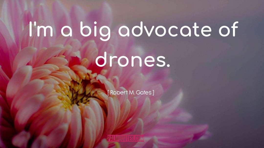 Robert M. Gates Quotes: I'm a big advocate of