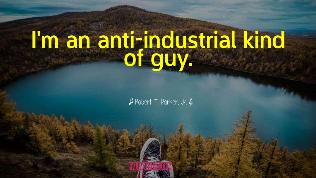 Robert M. Parker, Jr. Quotes: I'm an anti-industrial kind of