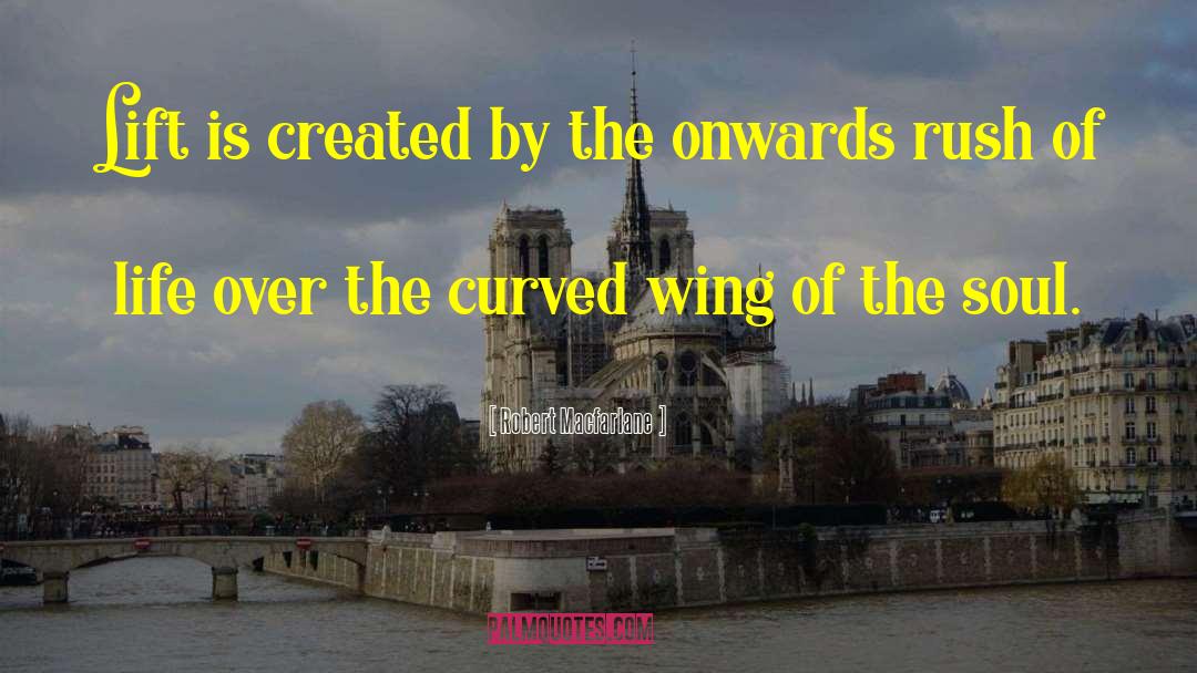 Robert Macfarlane Quotes: Lift is created by the