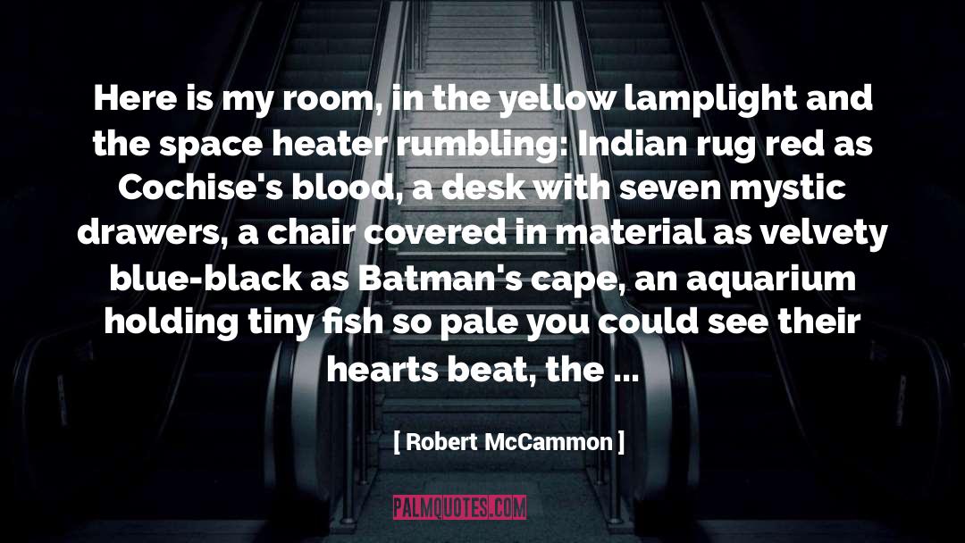 Robert McCammon Quotes: Here is my room, in