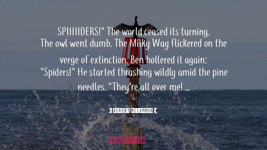 Robert McCammon Quotes: SPIIIIIDERS!