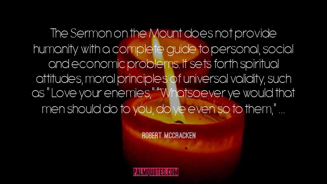 Robert McCracken Quotes: The Sermon on the Mount