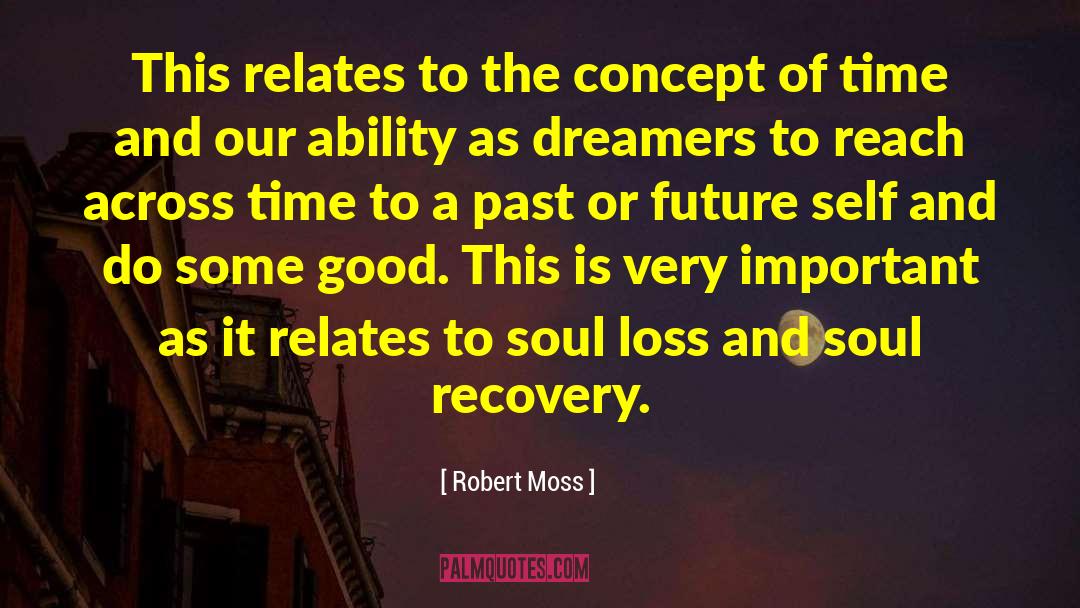 Robert Moss Quotes: This relates to the concept