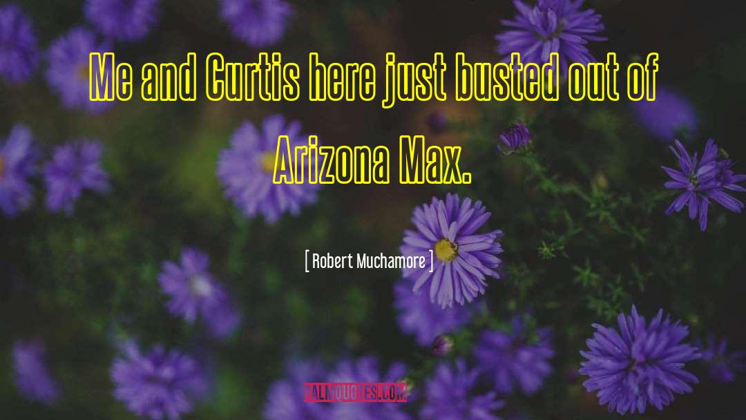 Robert Muchamore Quotes: Me and Curtis here just