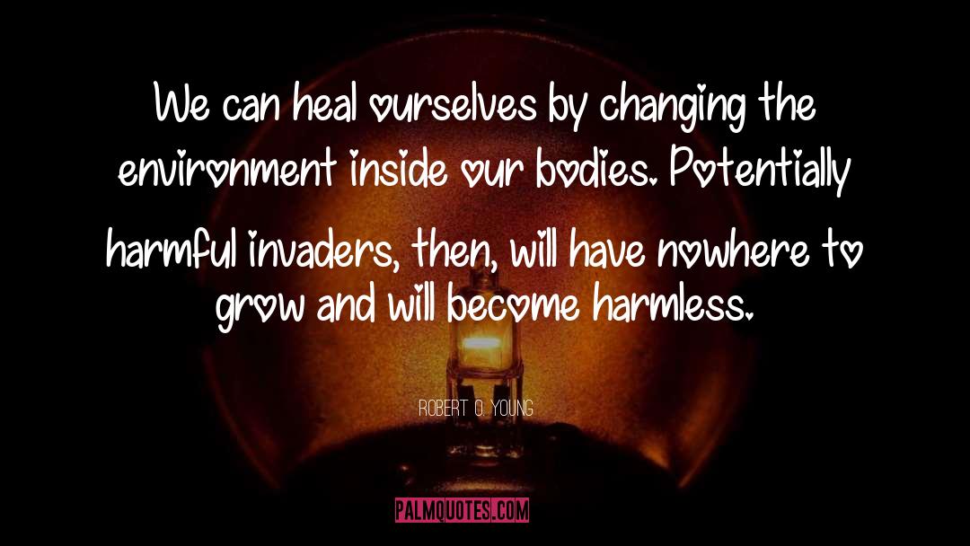 Robert O. Young Quotes: We can heal ourselves by