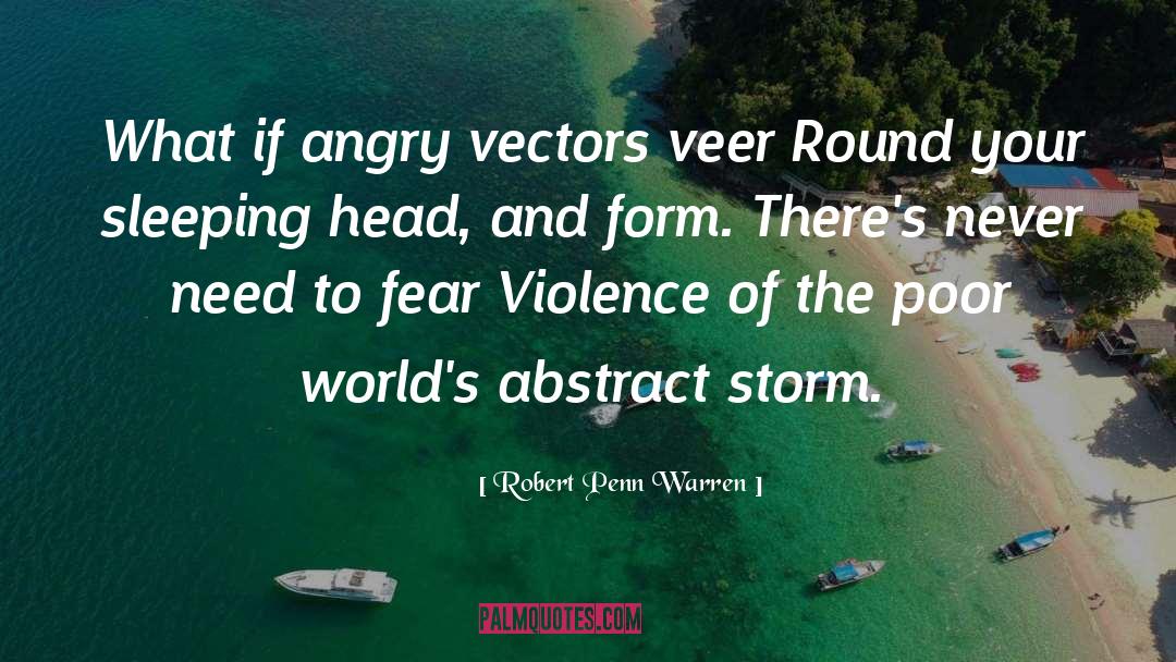 Robert Penn Warren Quotes: What if angry vectors veer