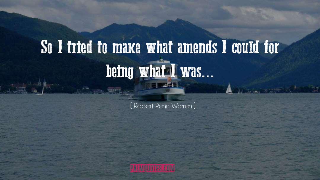 Robert Penn Warren Quotes: So I tried to make