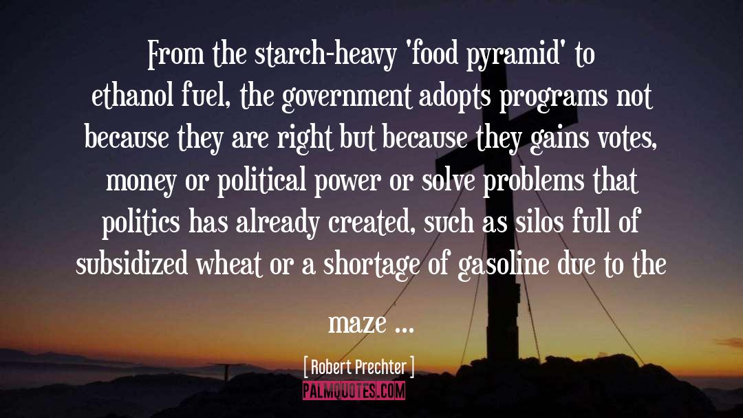 Robert Prechter Quotes: From the starch-heavy 'food pyramid'