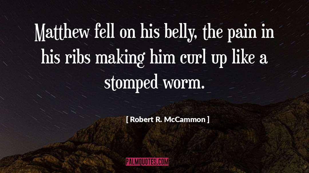 Robert R. McCammon Quotes: Matthew fell on his belly,