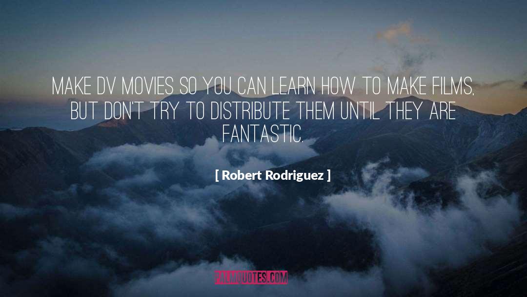 Robert Rodriguez Quotes: Make DV movies so you