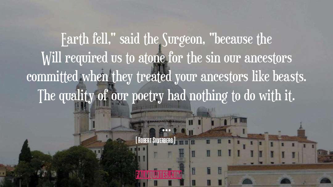 Robert Silverberg Quotes: Earth fell,