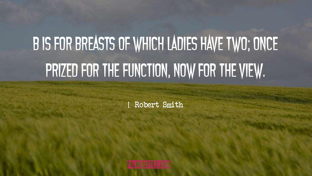 Robert Smith Quotes: B is for Breasts Of