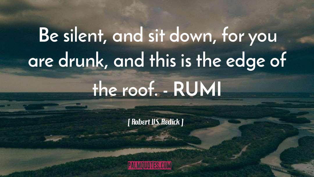 Robert V.S. Redick Quotes: Be silent, and sit down,
