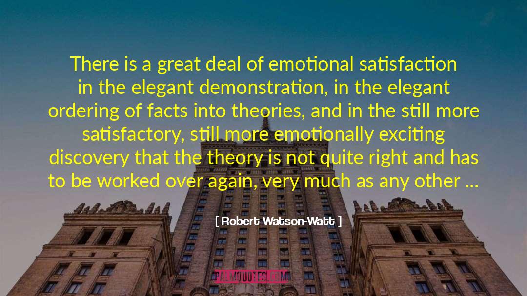 Robert Watson-Watt Quotes: There is a great deal