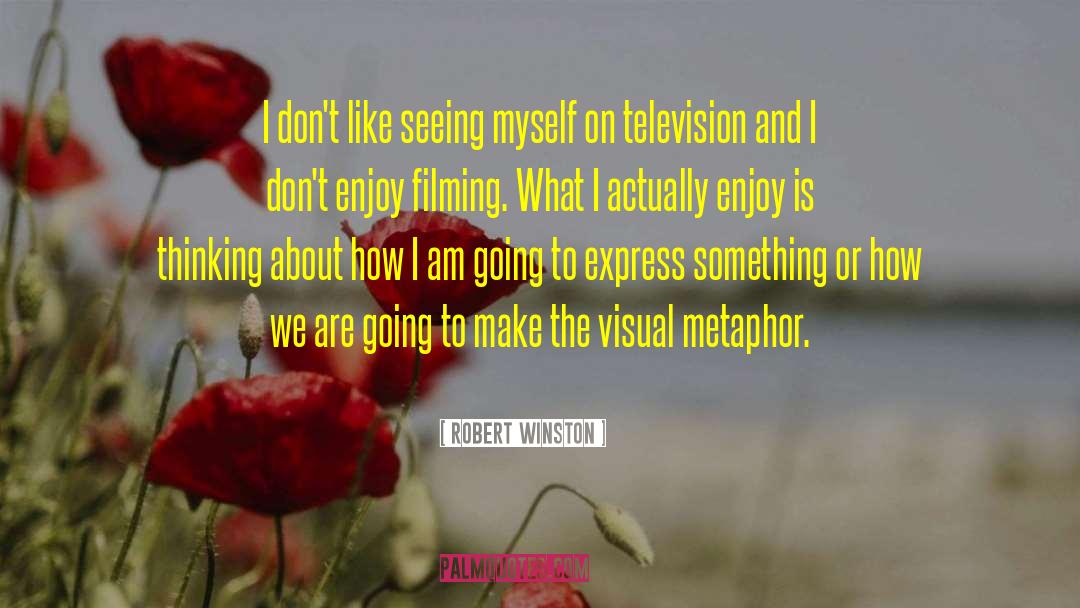 Robert Winston Quotes: I don't like seeing myself