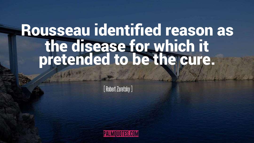 Robert Zaretsky Quotes: Rousseau identified reason as the