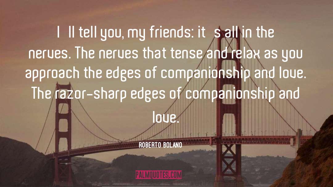 Roberto Bolano Quotes: I'll tell you, my friends: