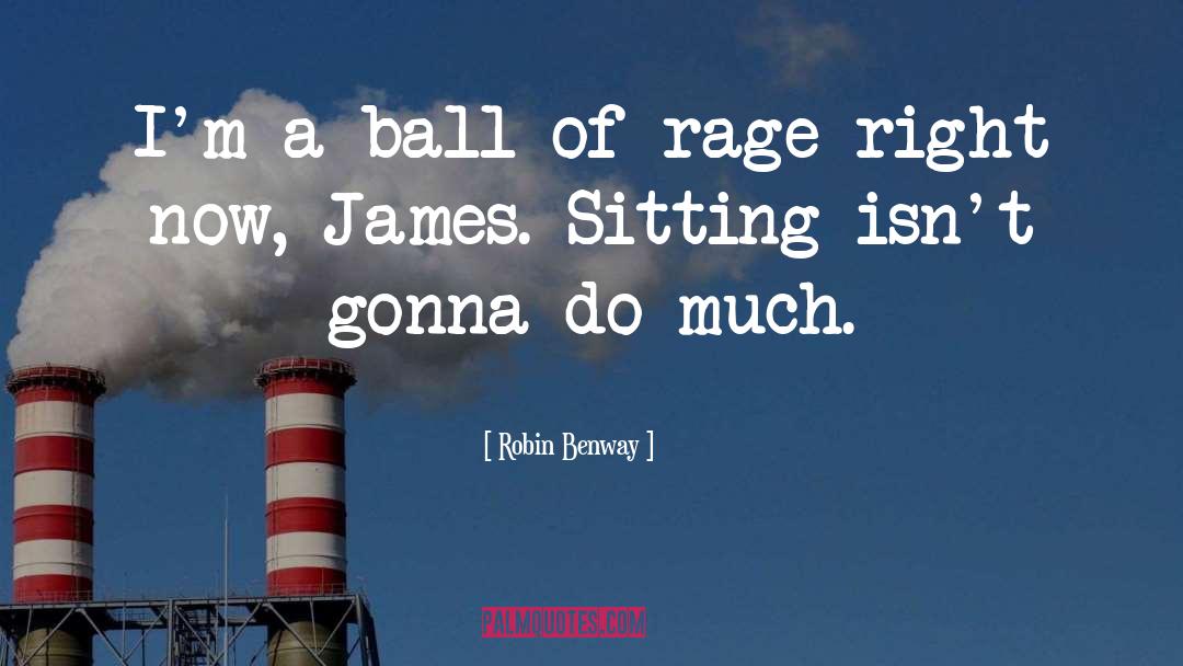 Robin Benway Quotes: I'm a ball of rage