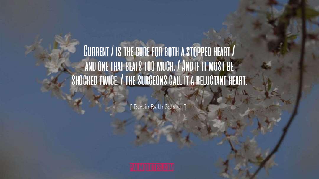 Robin Beth Schaer Quotes: Current / is the cure