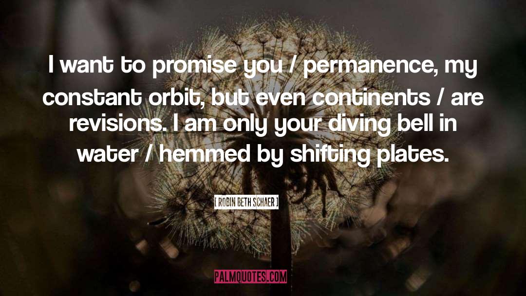 Robin Beth Schaer Quotes: I want to promise you