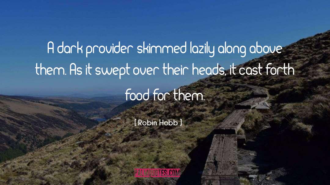 Robin Hobb Quotes: A dark provider skimmed lazily