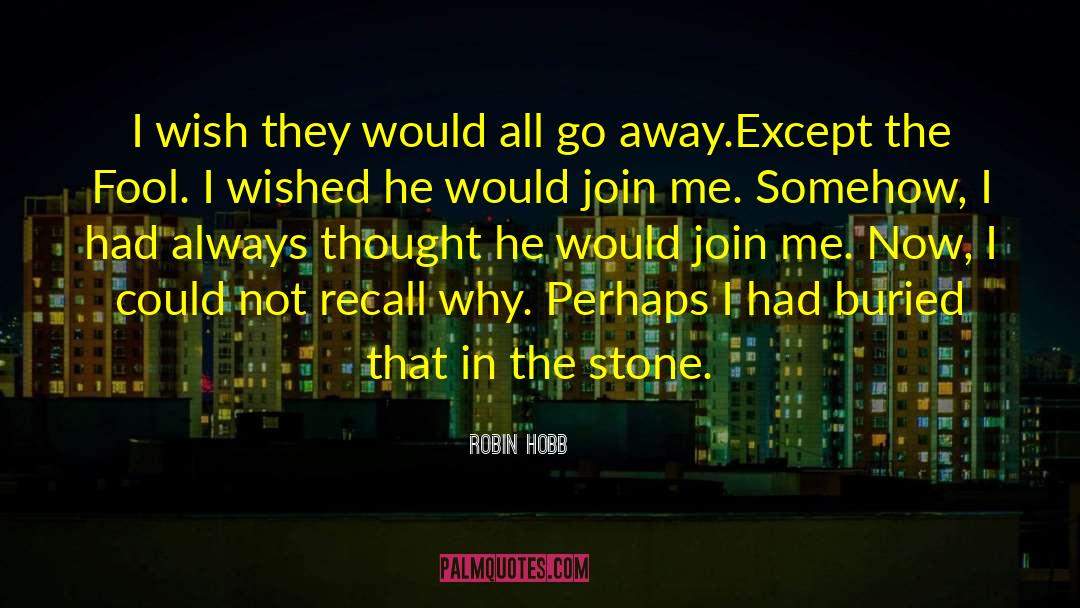 Robin Hobb Quotes: I wish they would all