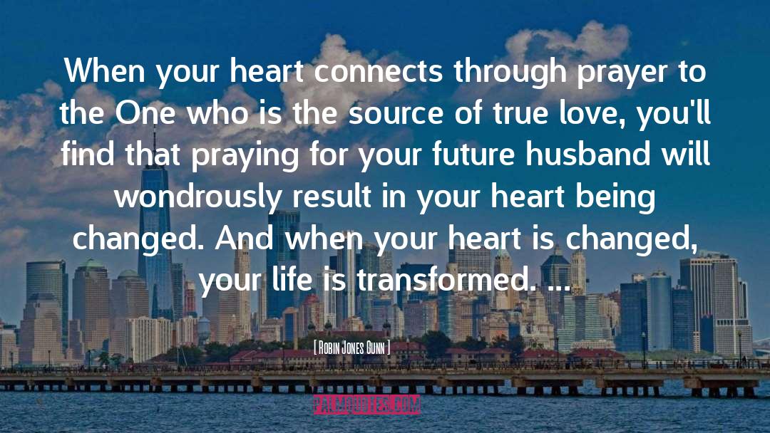 Robin Jones Gunn Quotes: When your heart connects through