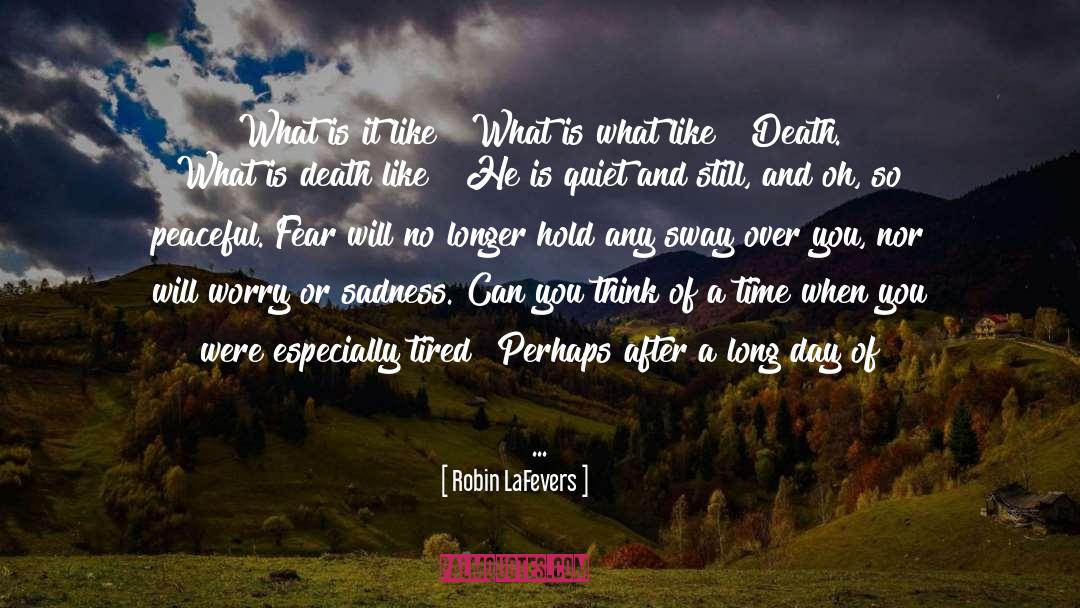 Robin LaFevers Quotes: What is it like?