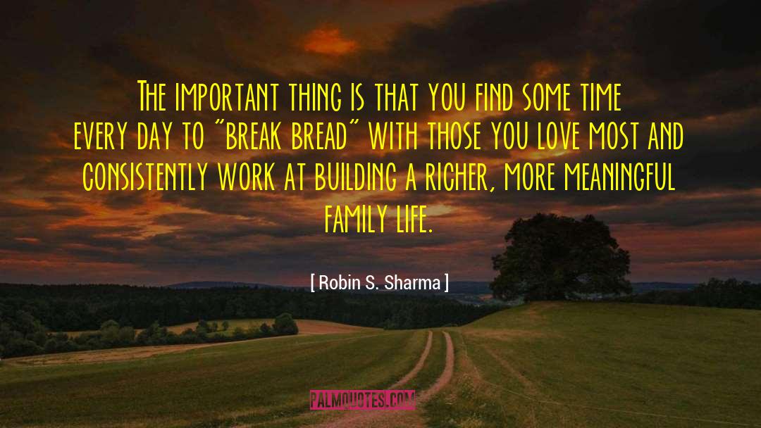 Robin S. Sharma Quotes: The important thing is that