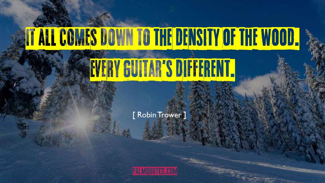 Robin Trower Quotes: It all comes down to