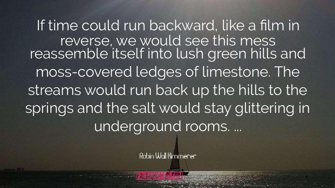 Robin Wall Kimmerer Quotes: If time could run backward,