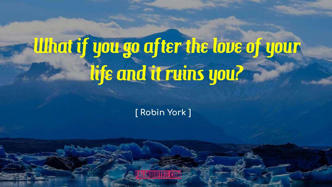 Robin York Quotes: What if you go after