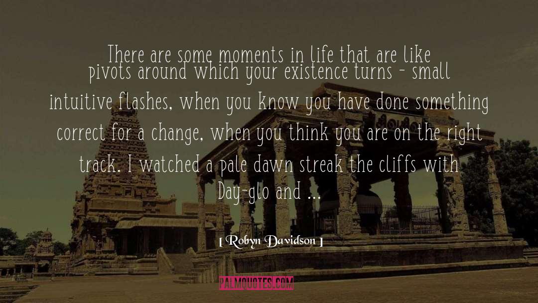 Robyn Davidson Quotes: There are some moments in