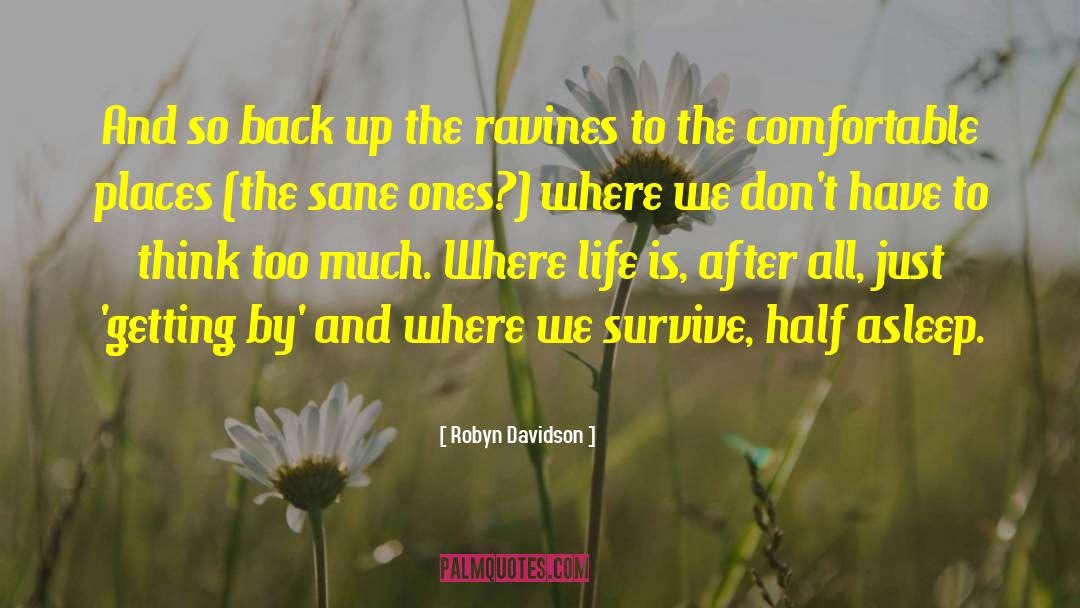 Robyn Davidson Quotes: And so back up the
