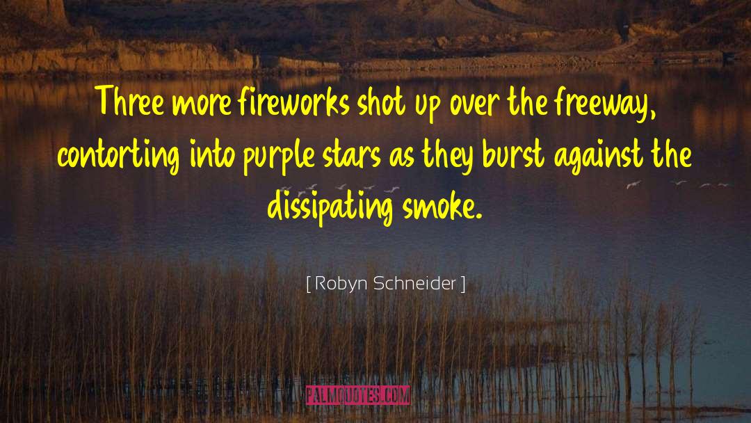 Robyn Schneider Quotes: Three more fireworks shot up