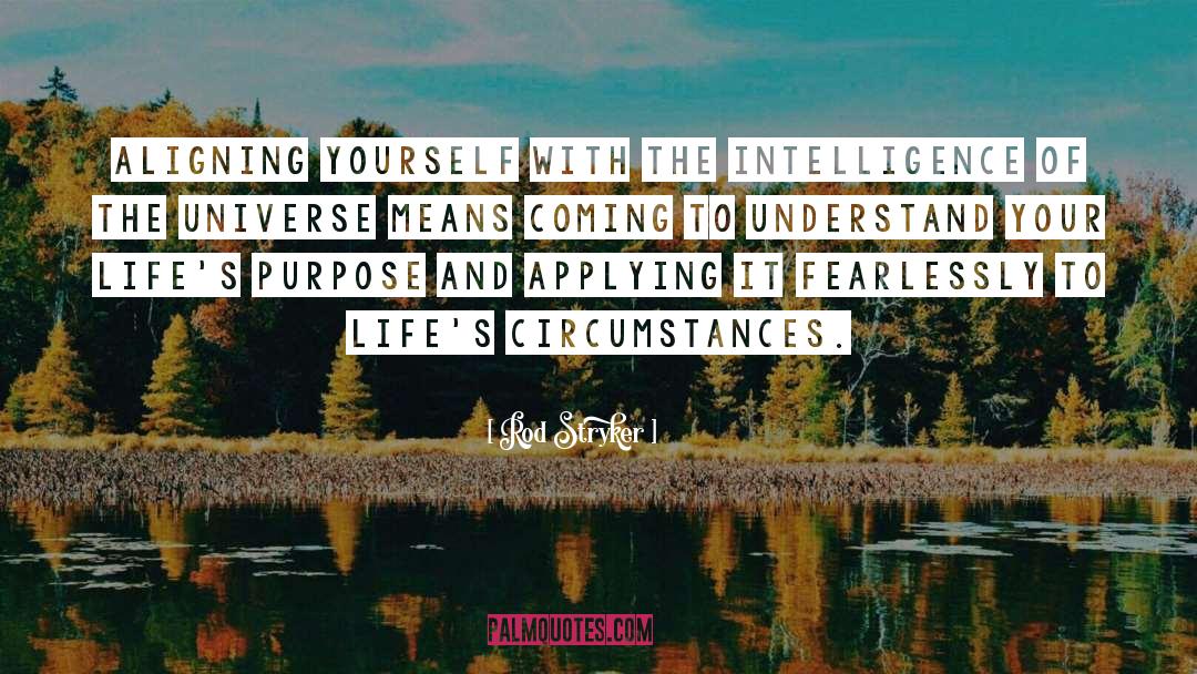 Rod Stryker Quotes: Aligning yourself with the intelligence