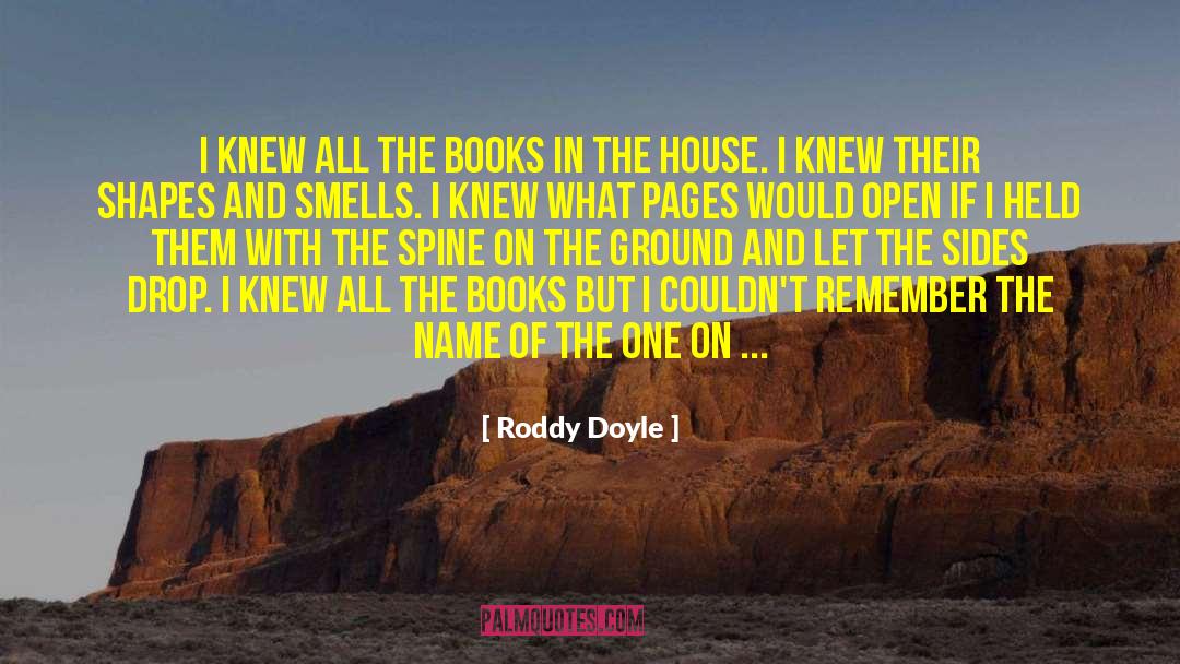 Roddy Doyle Quotes: I knew all the books