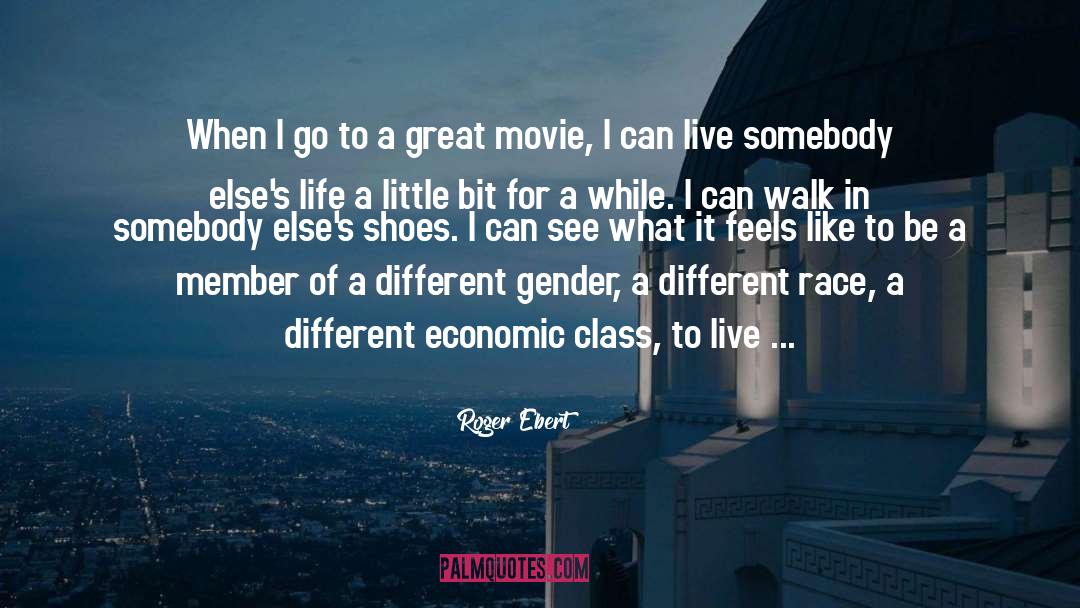 Roger Ebert Quotes: When I go to a