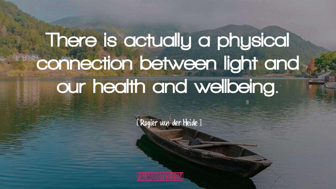 Rogier Van Der Heide Quotes: There is actually a physical