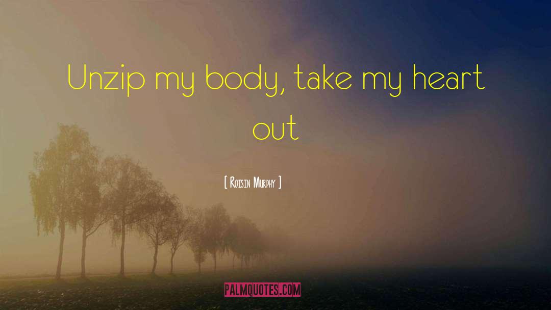 Roisin Murphy Quotes: Unzip my body, take my