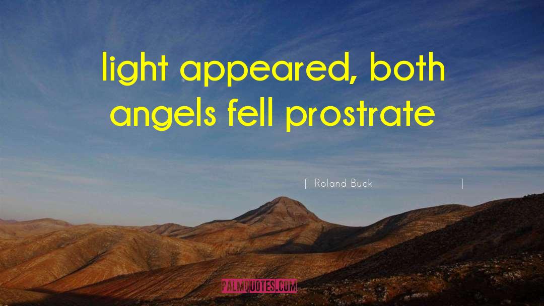 Roland Buck Quotes: light appeared, both angels fell