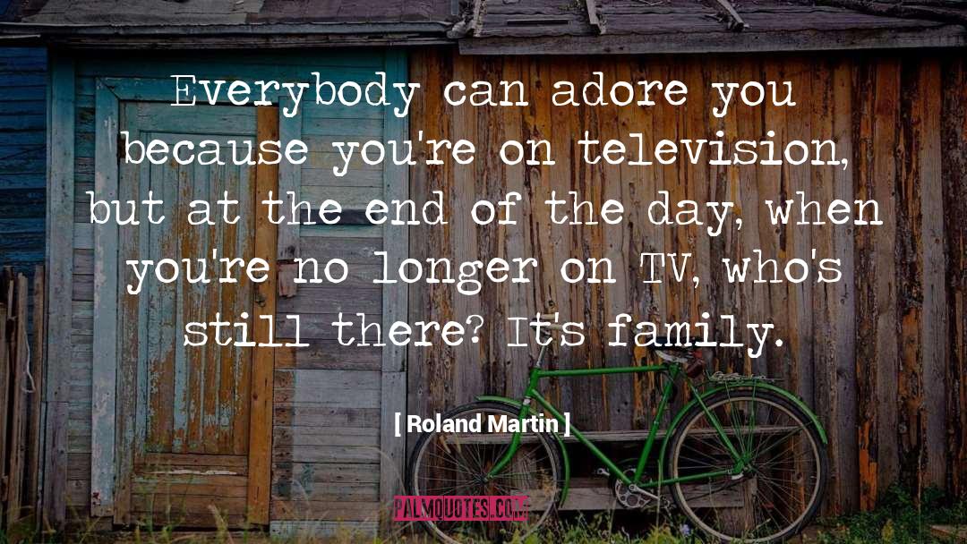 Roland Martin Quotes: Everybody can adore you because