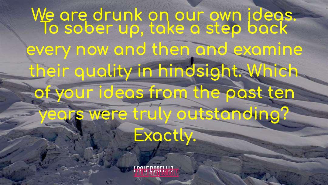 Rolf Dobelli Quotes: We are drunk on our