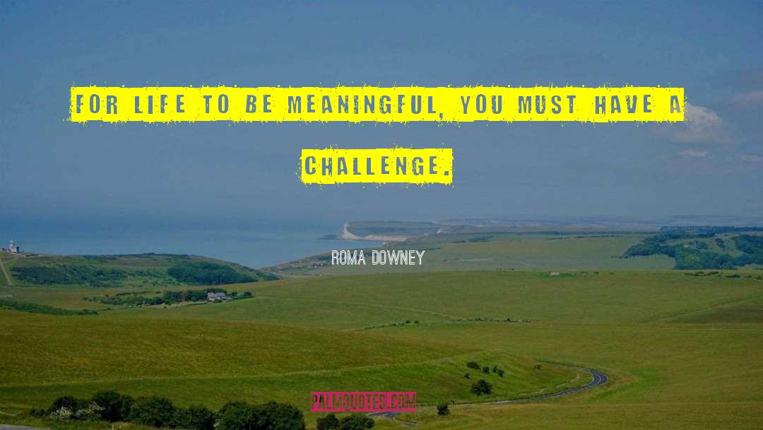 Roma Downey Quotes: For life to be meaningful,