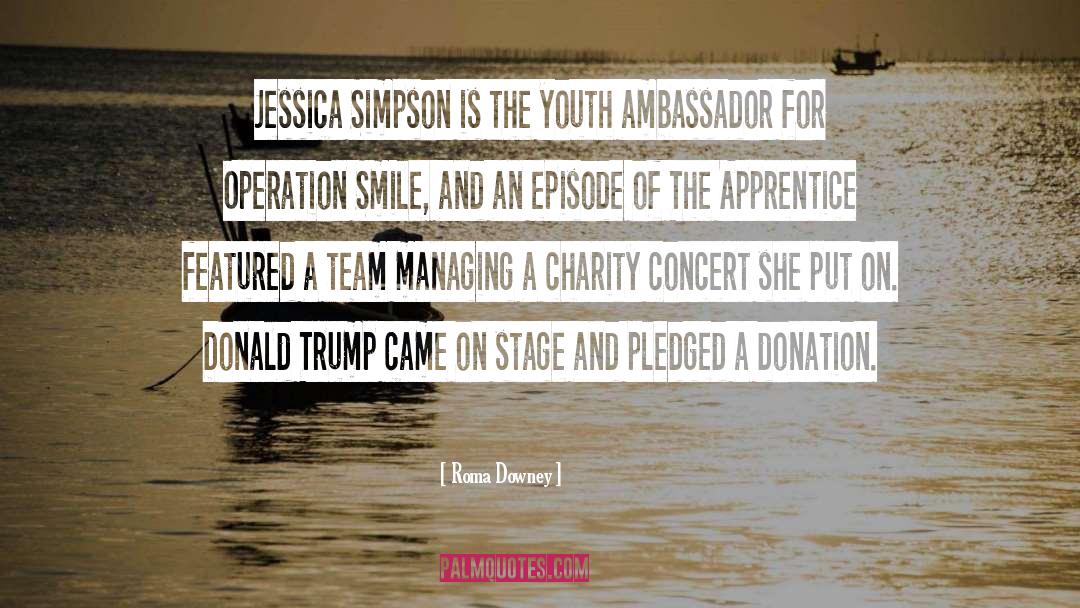 Roma Downey Quotes: Jessica Simpson is the youth