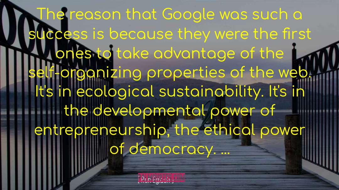 Ron Eglash Quotes: The reason that Google was