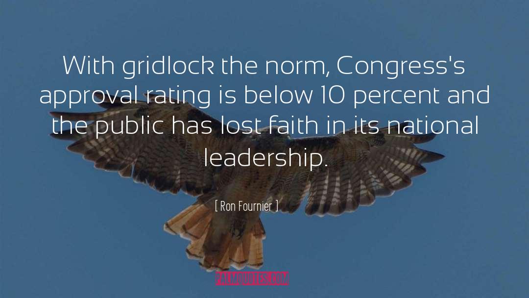 Ron Fournier Quotes: With gridlock the norm, Congress's