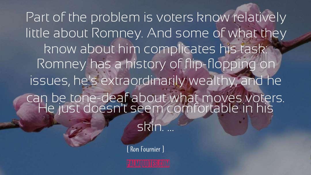 Ron Fournier Quotes: Part of the problem is