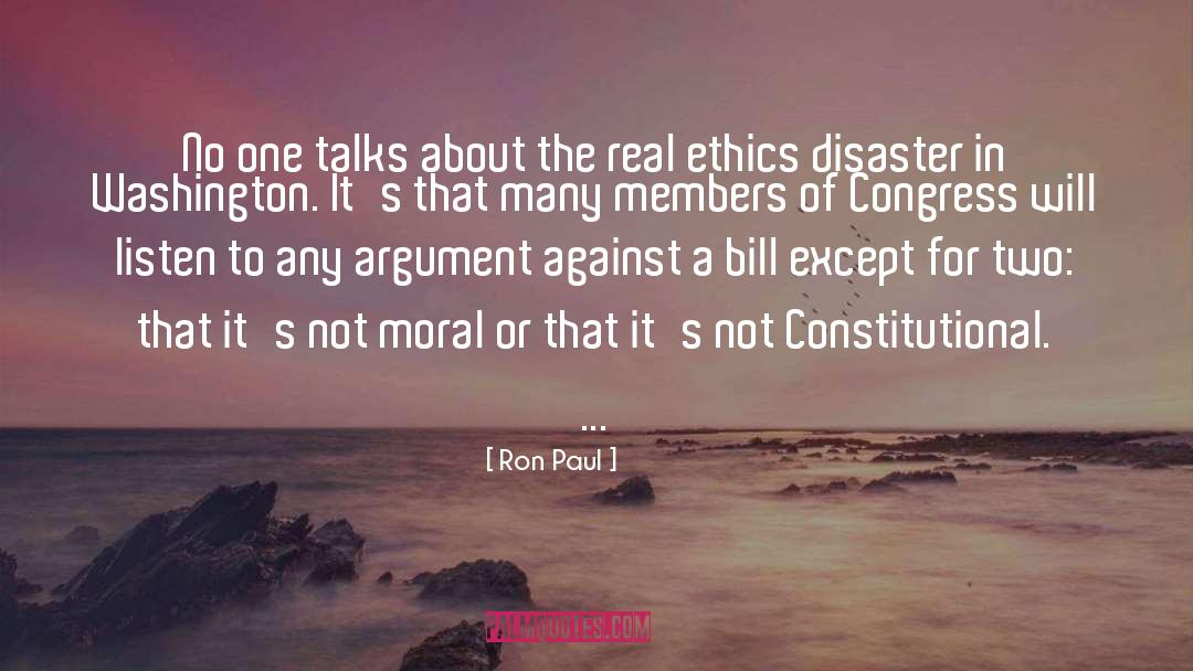 Ron Paul Quotes: No one talks about the