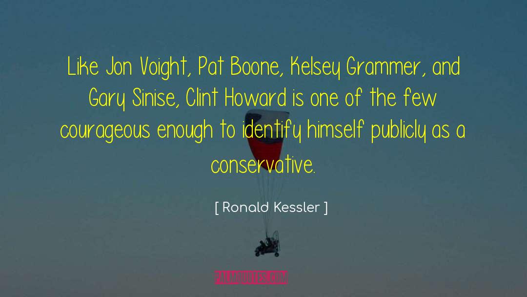 Ronald Kessler Quotes: Like Jon Voight, Pat Boone,